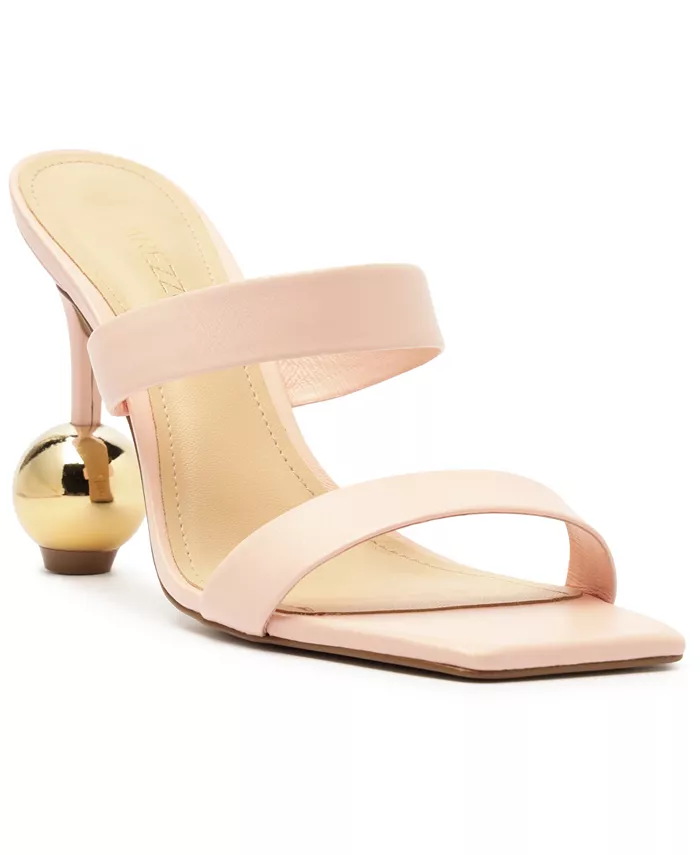 Женские сандалии-слипоны Gianna High Geometric Arezzo, розовый
