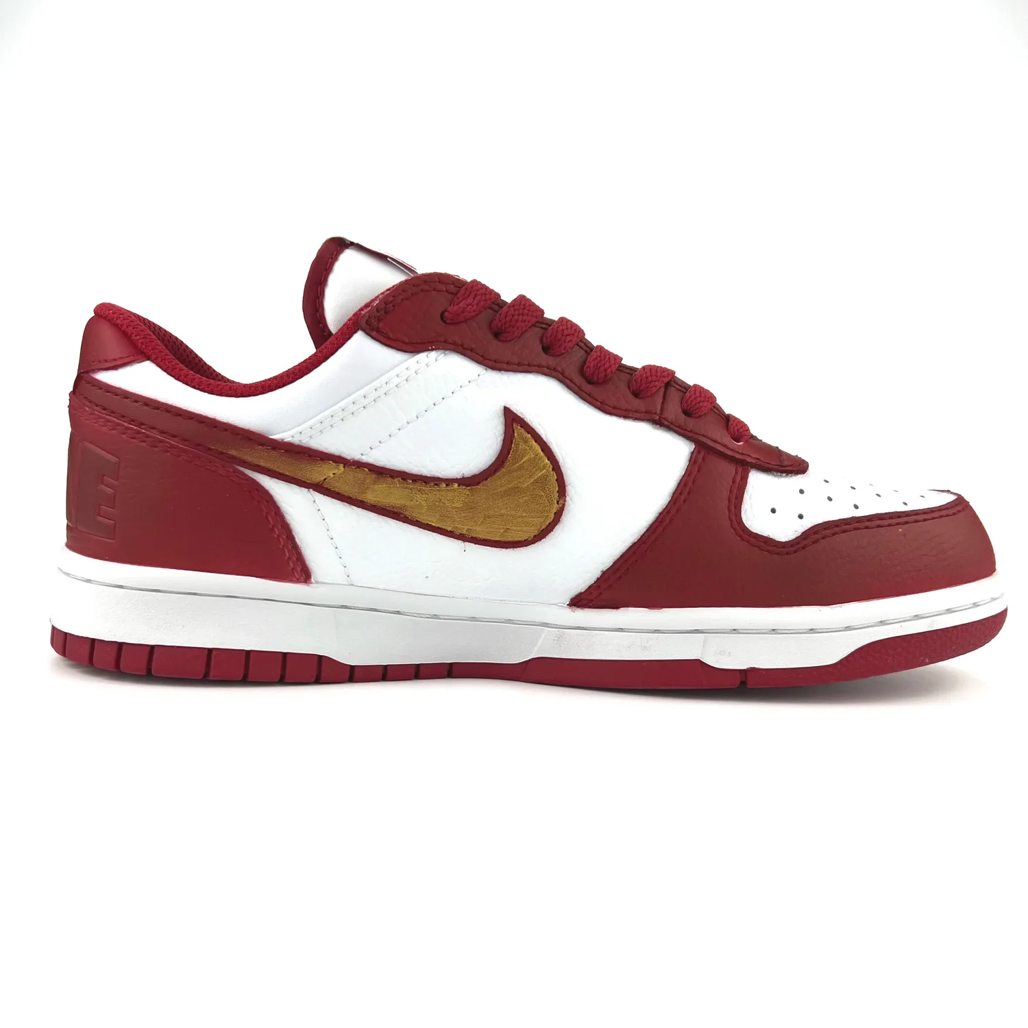 Nike Big Lucky Red Journey Coverage Slip Resistant Cushioning Abrasion Resistant Low top Skateboard Shoes Unisex красные — фото 3
