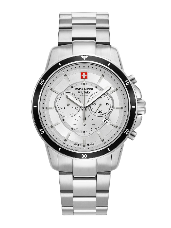 

Swiss Alpine Military by Grovana Мужские аналоговые часы серебристого цвета