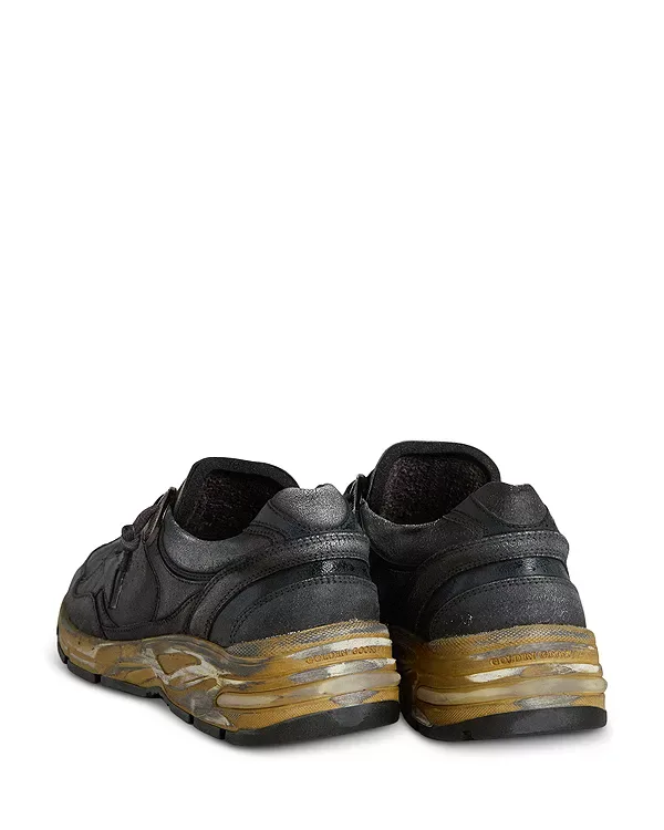 Кроссовки Running Dad из рваной кожи Golden Goose, Black — фото 3