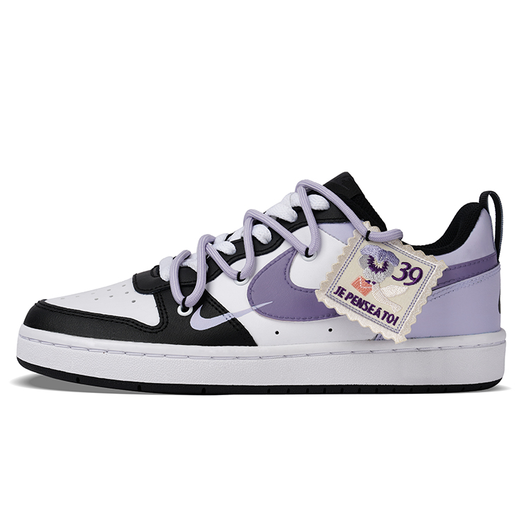 

Кроссовки Nike Court Borough 2 Skateboarding Shoes Women's Low-top Purple/Black, фиолетовый