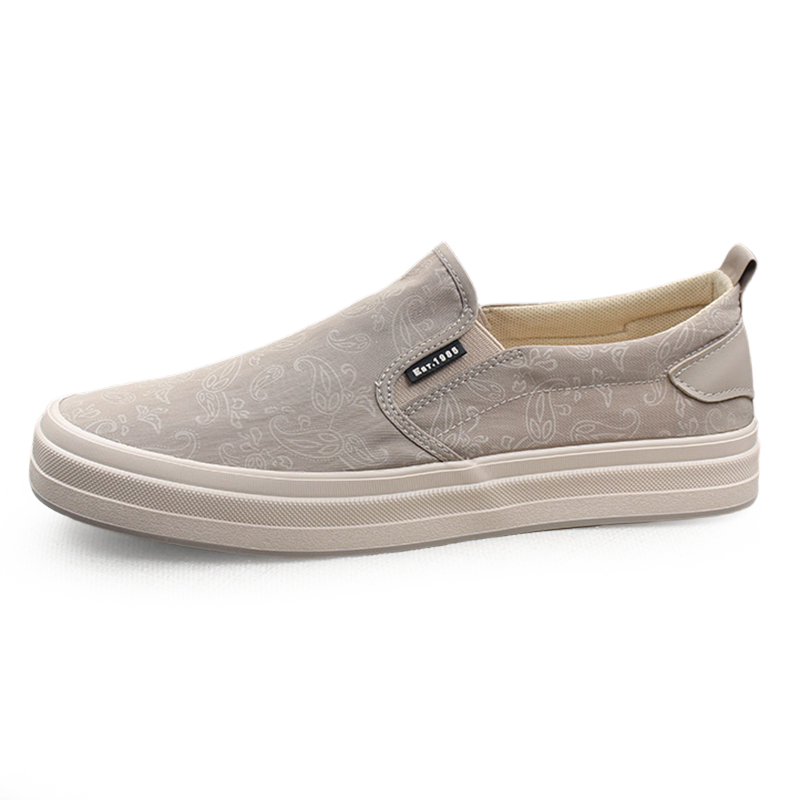 

SENJIALUO Мужские повседневные туфли мужские низкие черные хаки, цвет Khaki