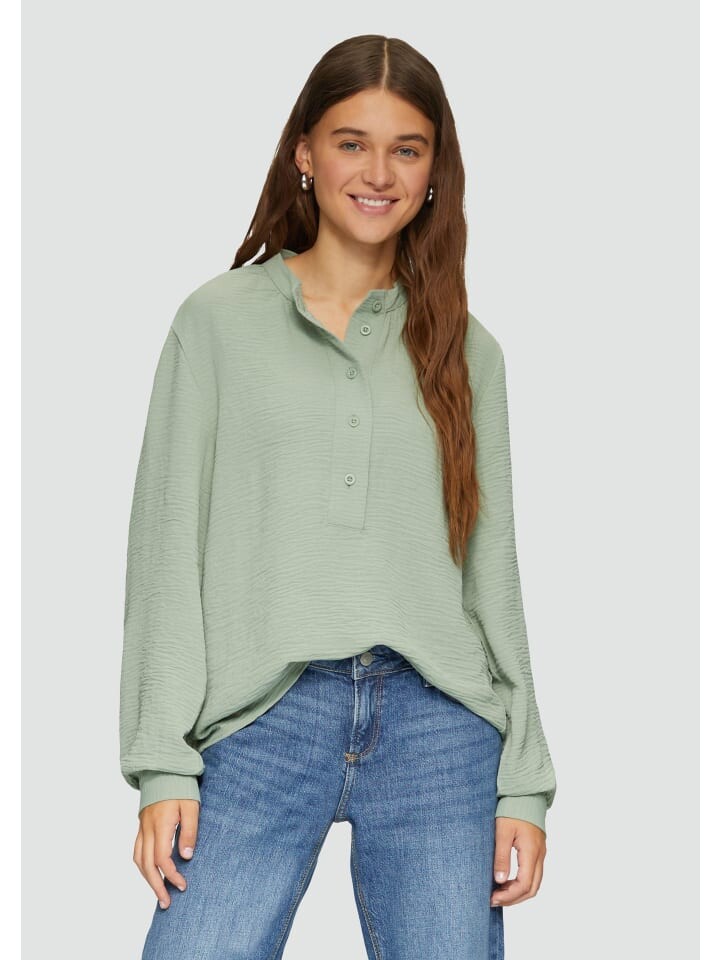 

Блуза QS Bluse langarm, зеленый