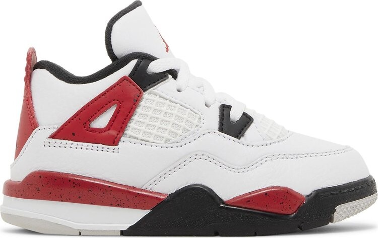 

Кроссовки Air Jordan 4 Retro TD 'Red Cement', белый