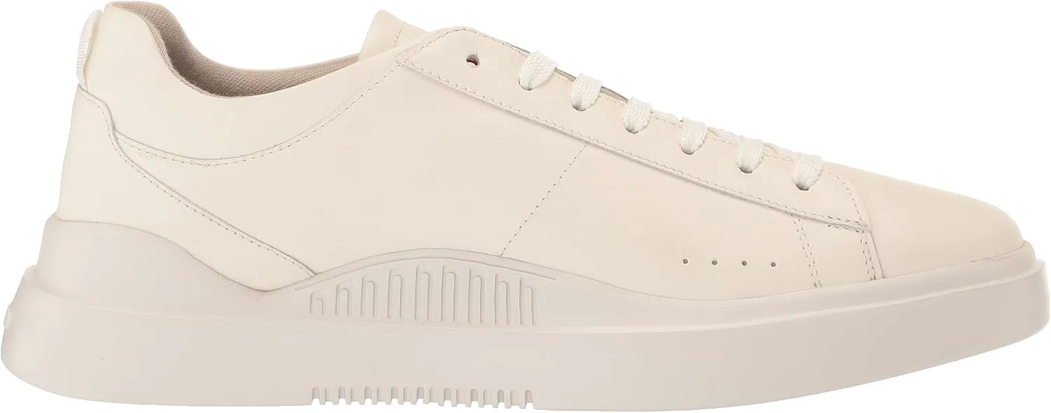 Кроссовки Hugo Mens Cupsole из кожи на шнуровке, белый — фото 4