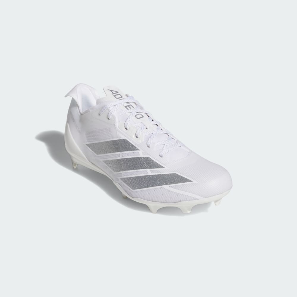 Бутсы Adidas Adizero Electric II Football Cleats, цвет Cloud White/Silver Metallic/Cloud White — фото 4