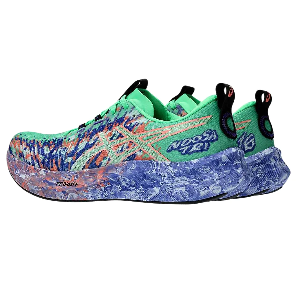 Кроссовки для бега мужские NOOSA TRI 16 Cushioning Breathable, синий/зеленый — фото 4