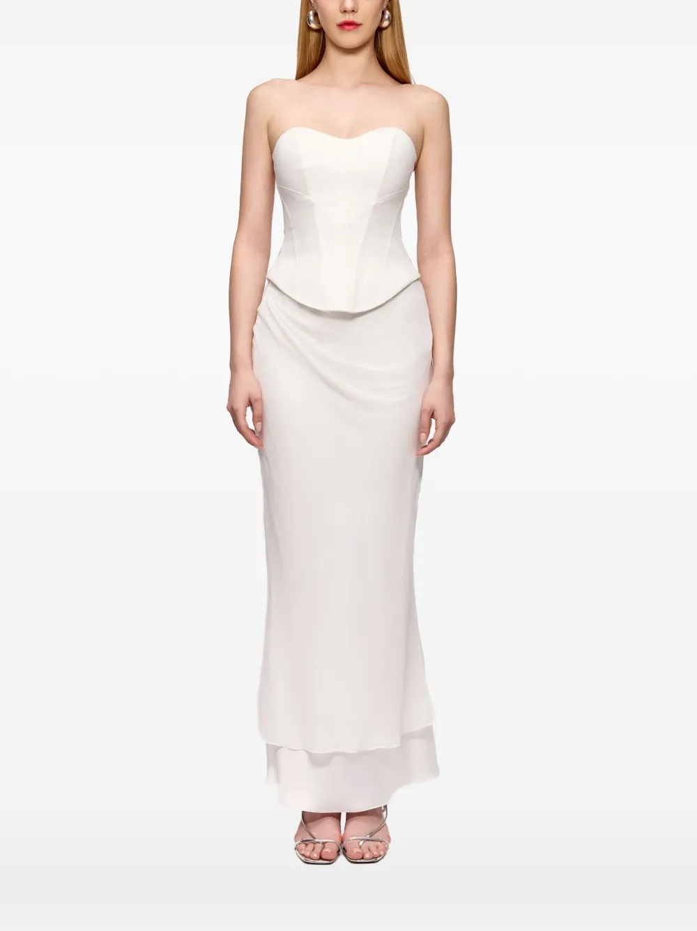 

Топ с открытыми плечами и объемными рукавами "клатстер" V:PM ATELIER, черный