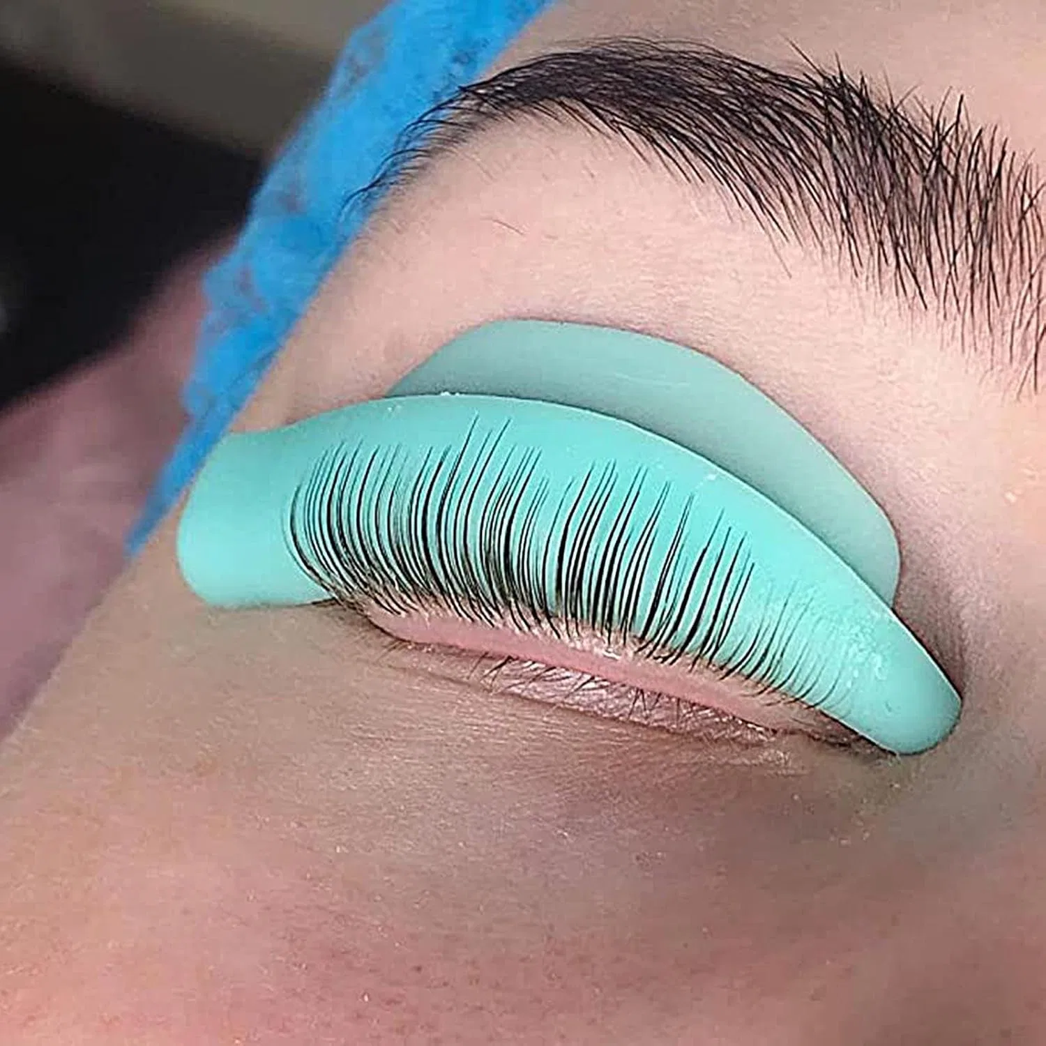 Набор для ламинирования ресниц Silicone Eyelash Curlers Generic, 7 пар, зеленый — фото 3