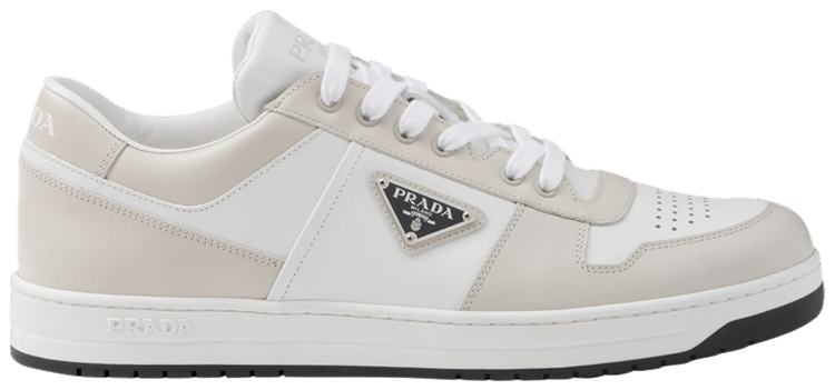 

Кроссовки Prada Downtown Leather 'White Dusty Grey', серый