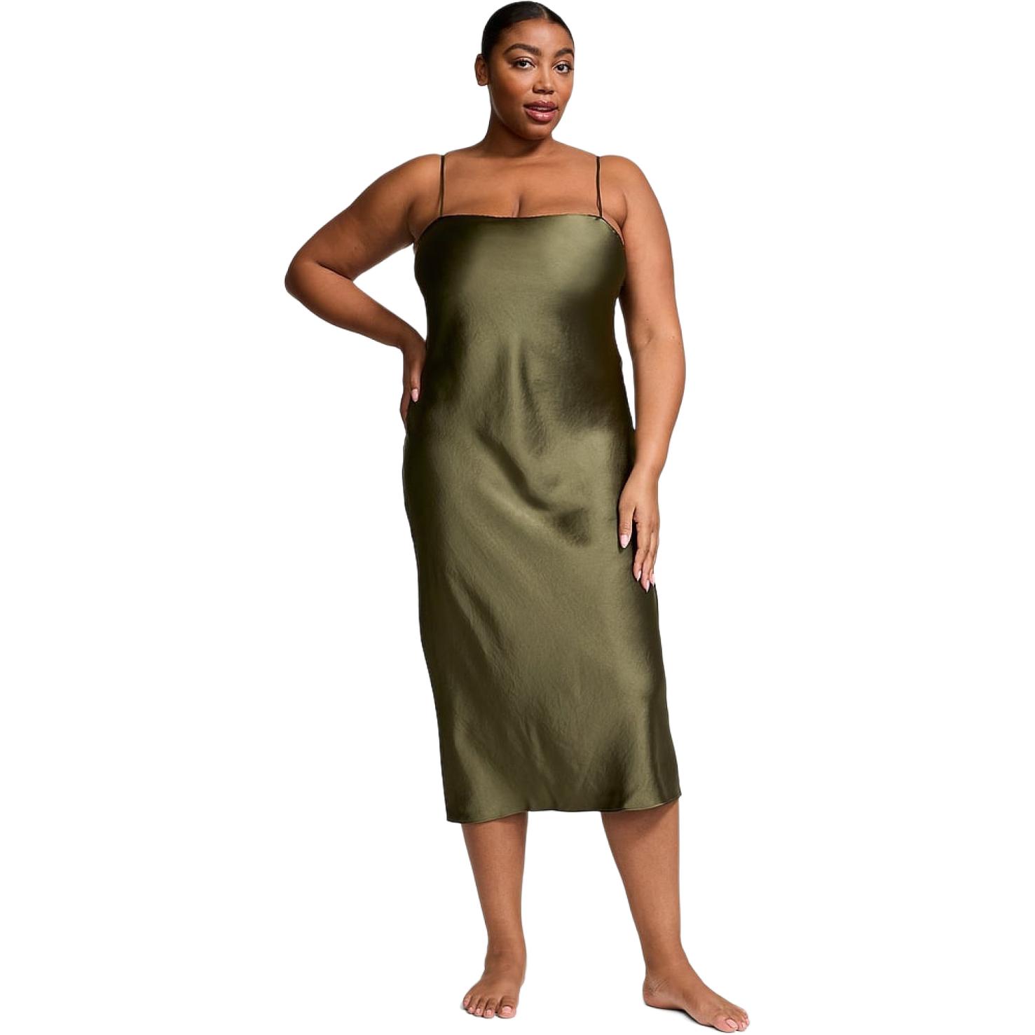 Victoria's Secret Ночная сорочка Women's Olive Green — фото 3