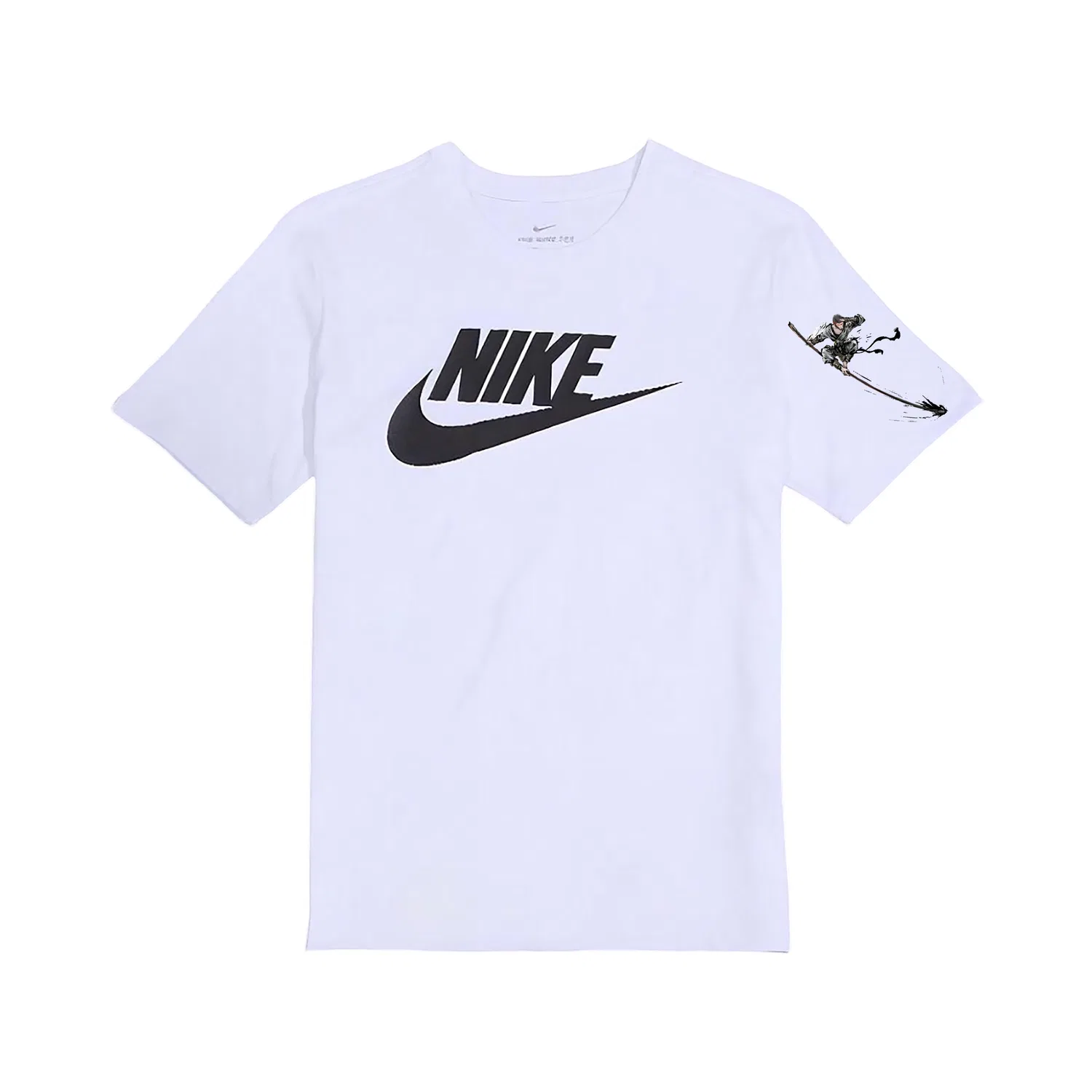 Футболка Nike белая свободного кроя