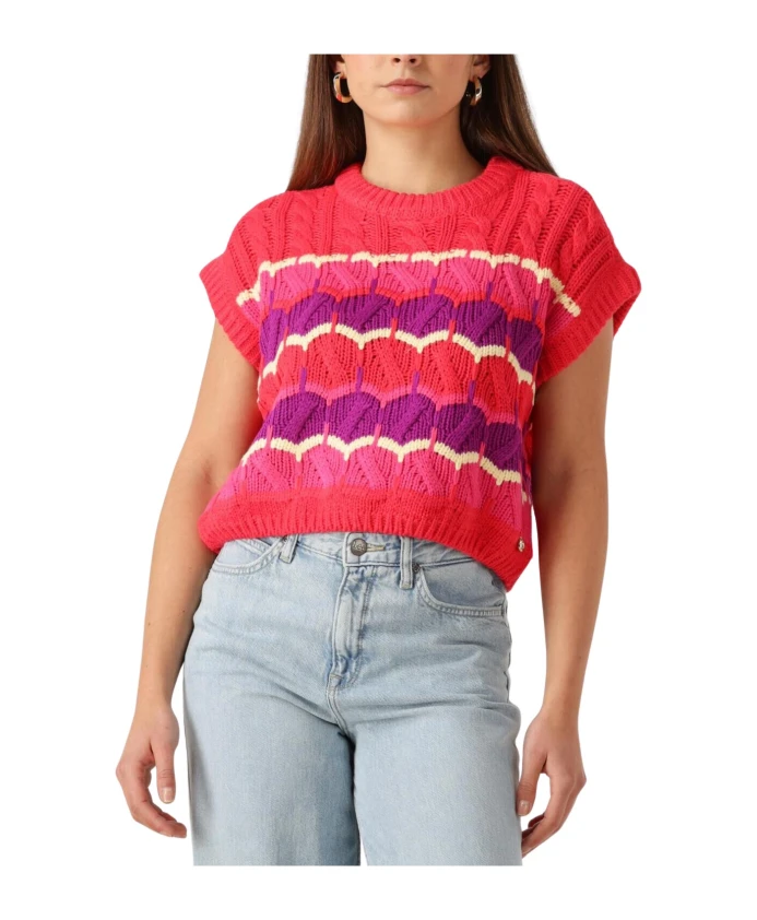 

Элегантный красный топ «Ноннас» Harper & Yve, мультиколор