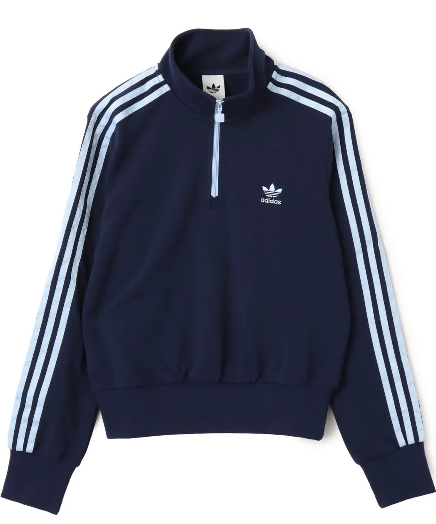 Укороченная толстовка adidas с молнией до середины груди / Adidas Crop Half-Zip Sweatshirt — фото 4