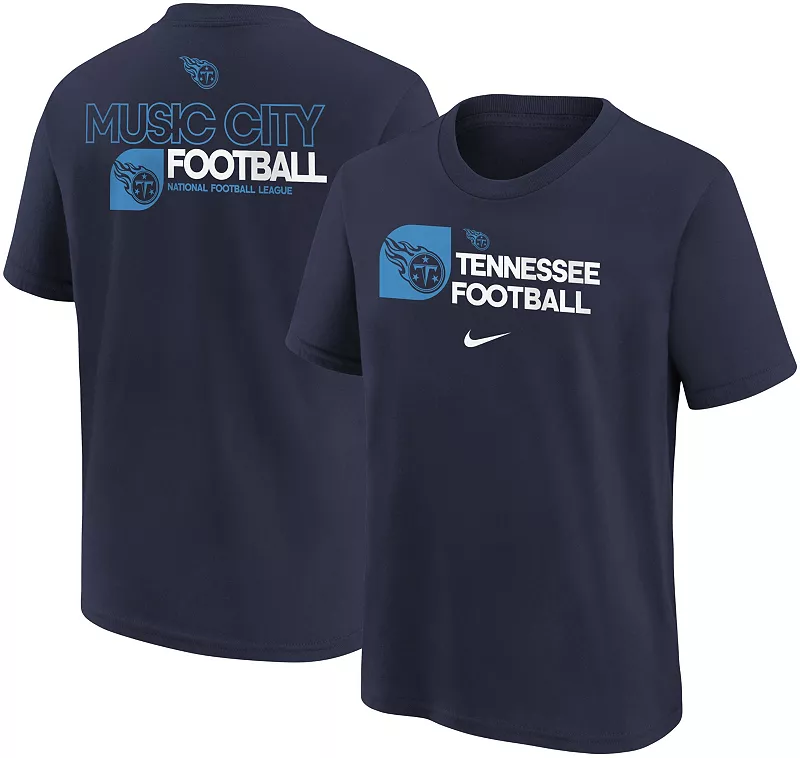 

Темно-синяя футболка Nike Youth Tennessee Titans Local Back College
