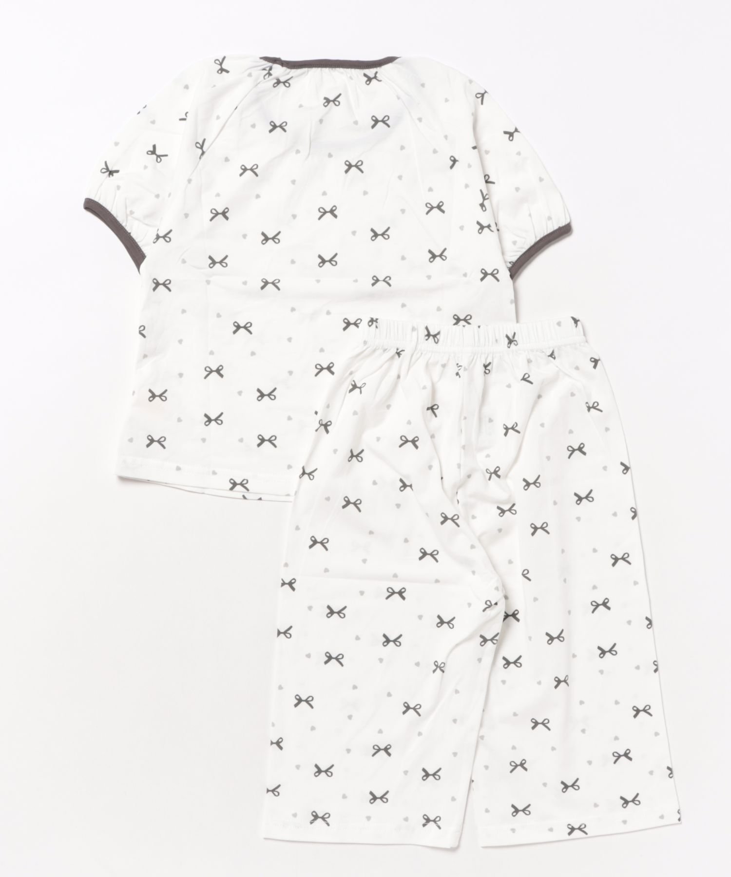 Комплект домашней одежды с принтом Aimoha Kids, off white — фото 2