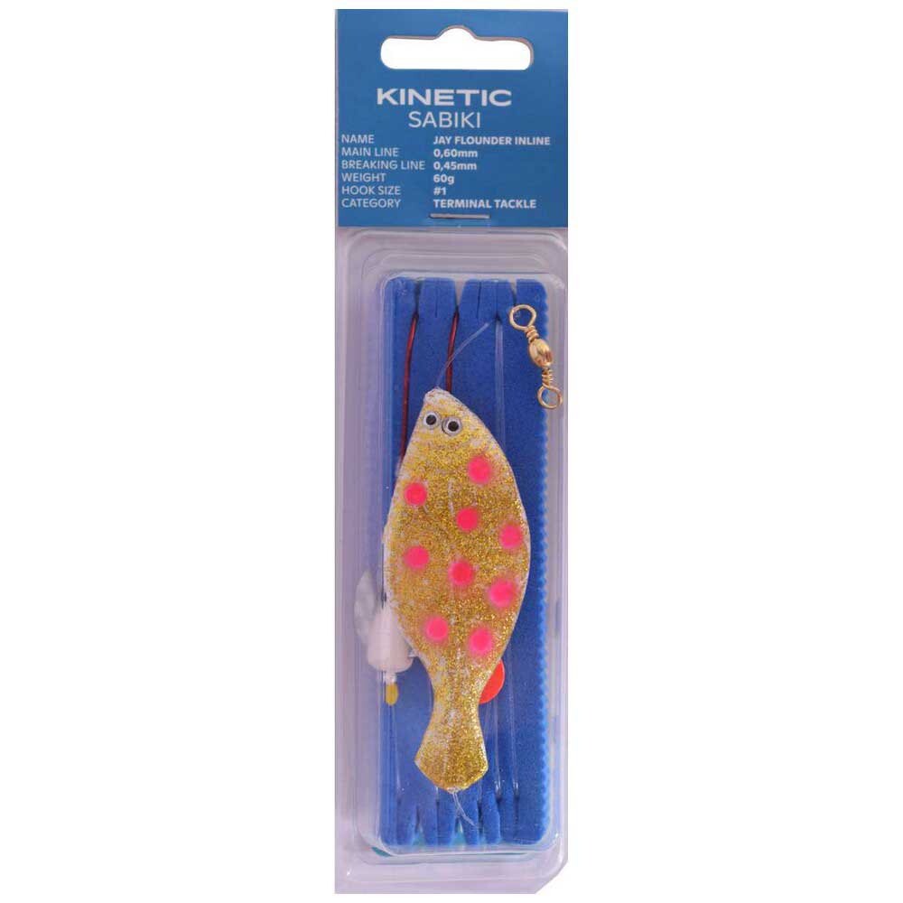 

Оснастки Kinetic Sabiki Jay Flounder Inline 120g, прозрачный