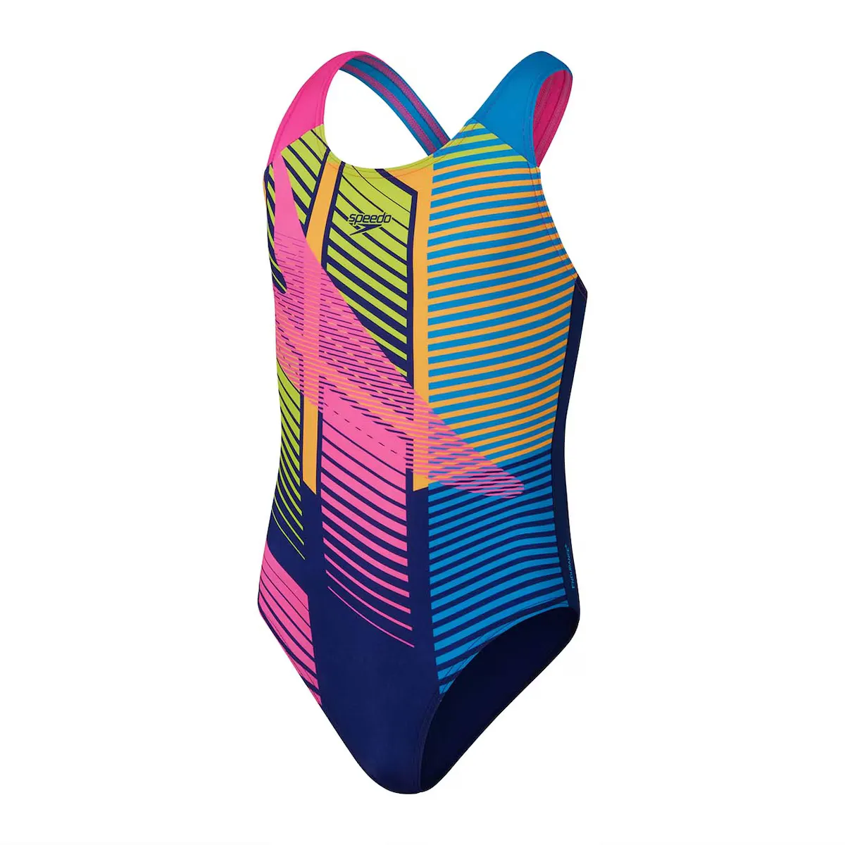 

Плавки-шорты Speedo Girls' Digital Placement Splashback, оранжевый
