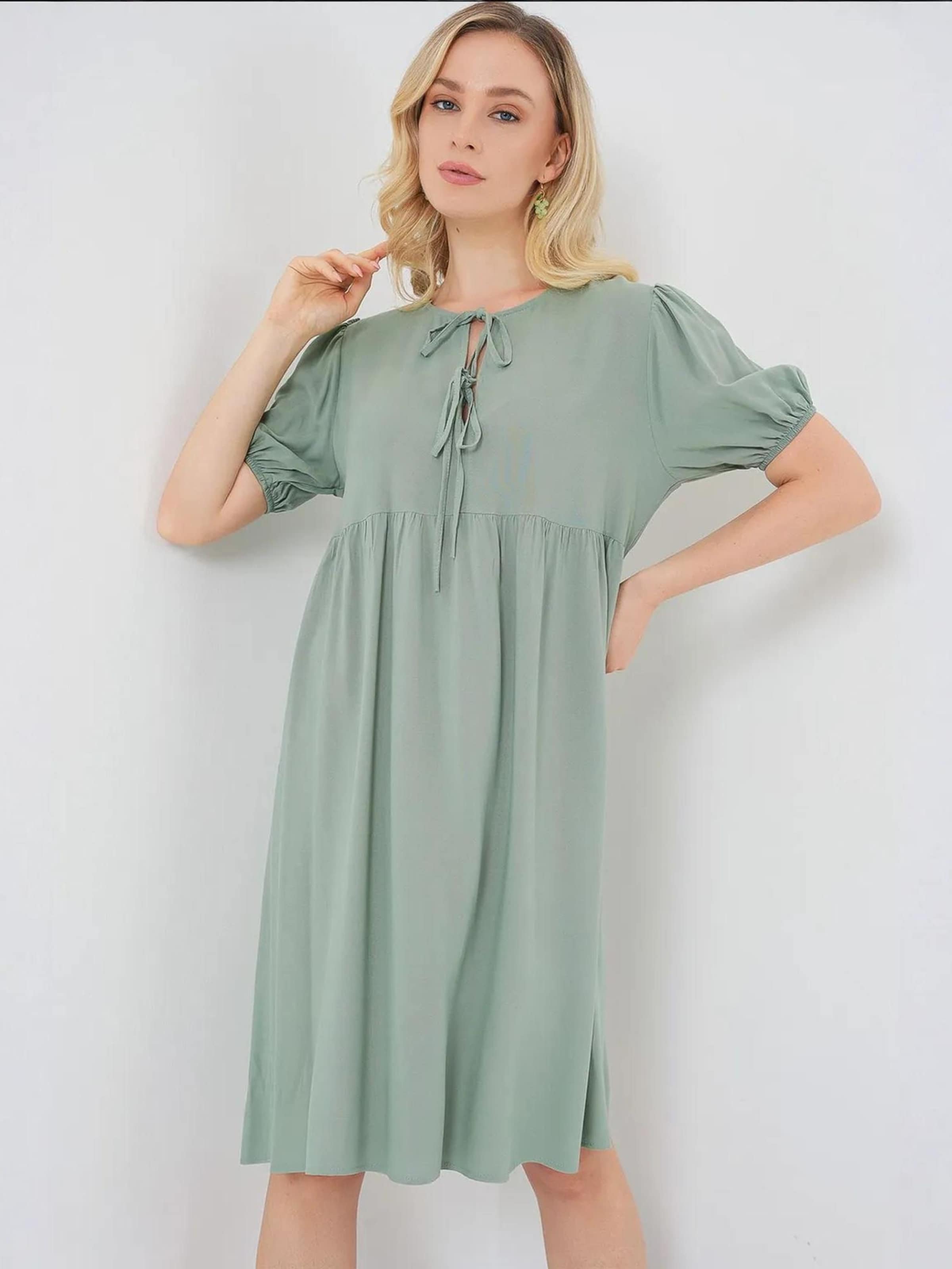 

Bigdart Летнее платье цвета хаки