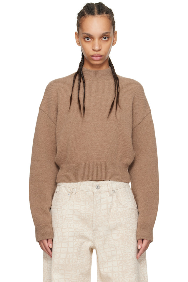 

Джемпер Jacquemus вязка Jacquemus, коричневый