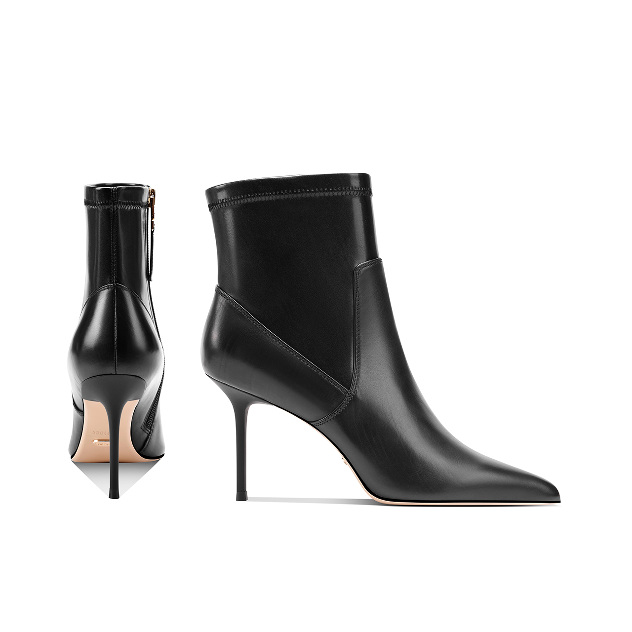Shesrim Черные женские ботильоны, цвет Black — фото 3
