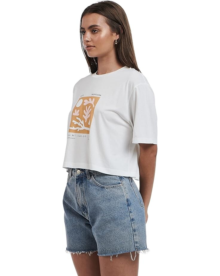 

Футболка Charlie Holiday Coral Boxy Tee, белый