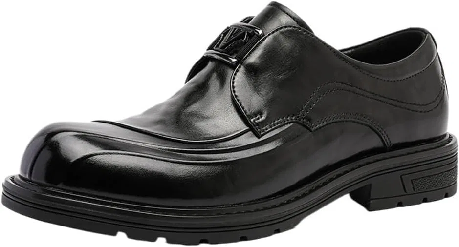 Лоферы мужские Patent Leather Loafers Black DHFIRUFSHLO