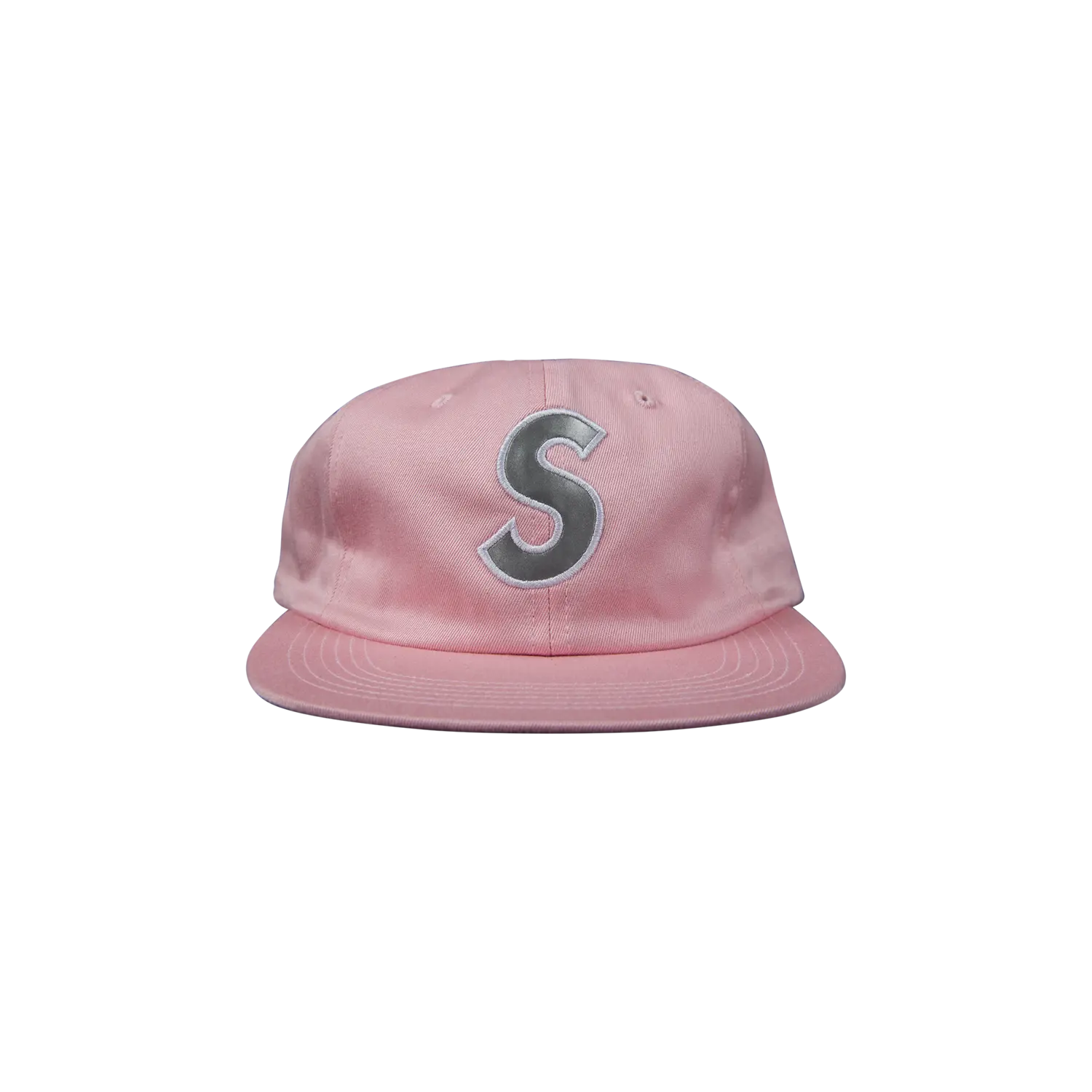 

Светоотражающий логотип Supreme 3M с логотипом S, 6 панелей, розовый