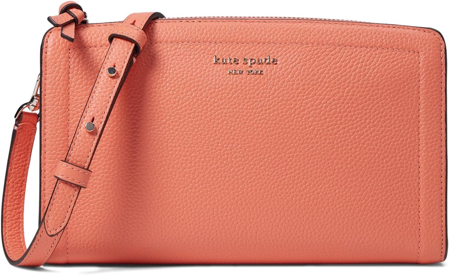 

Сумка кросс-боди Kate Spade New York Knott Pebbled Leather Small Crossbody, цвет Melon Ball