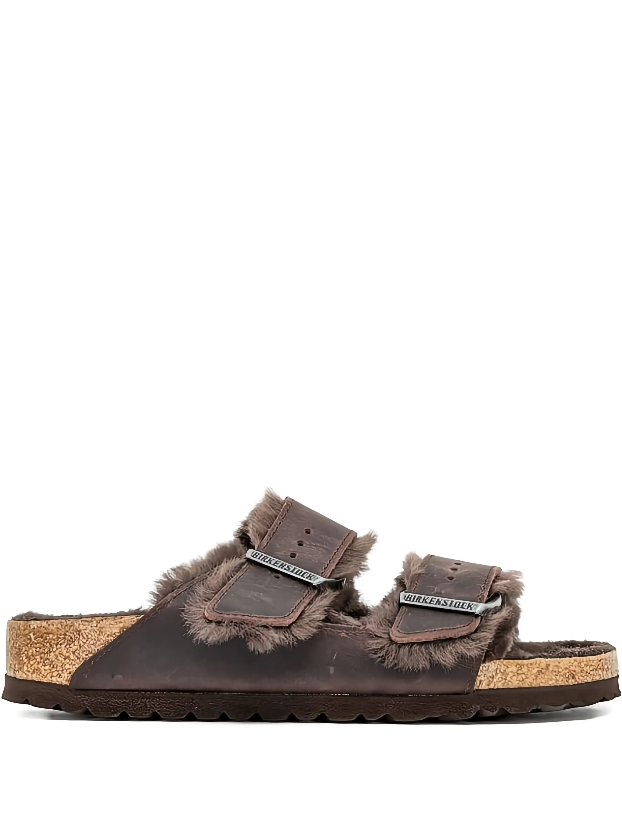 Сандалии Arizona Habana из овчины Birkenstock, коричневый — фото 2