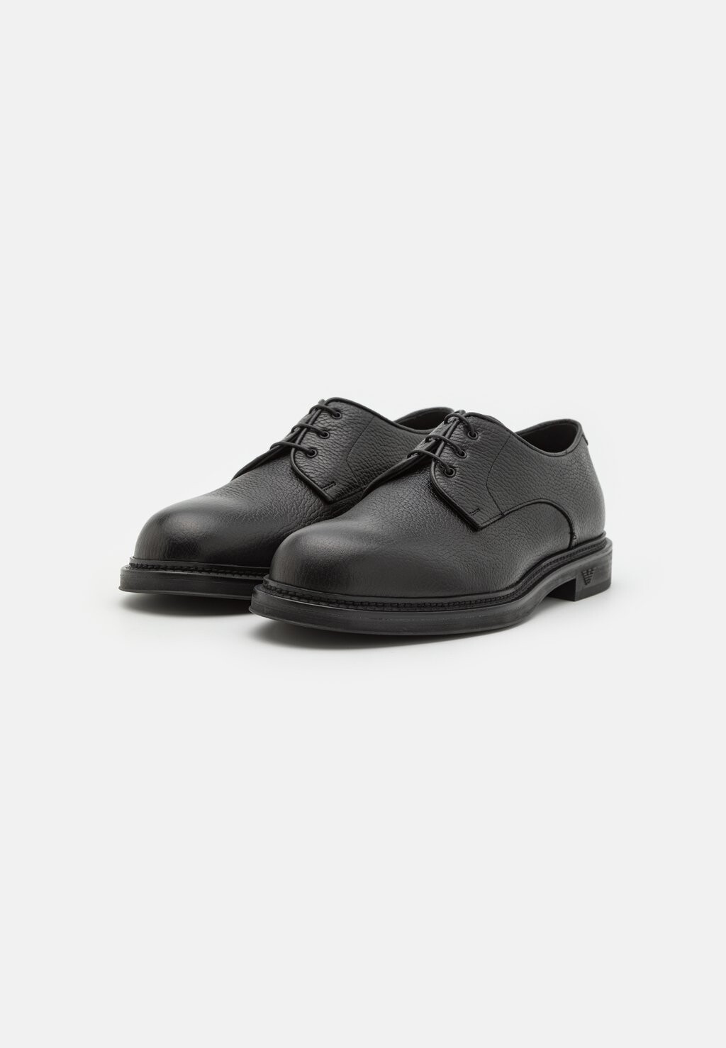 На шнуровке Laced Shoe Emporio Armani, черный — фото 2