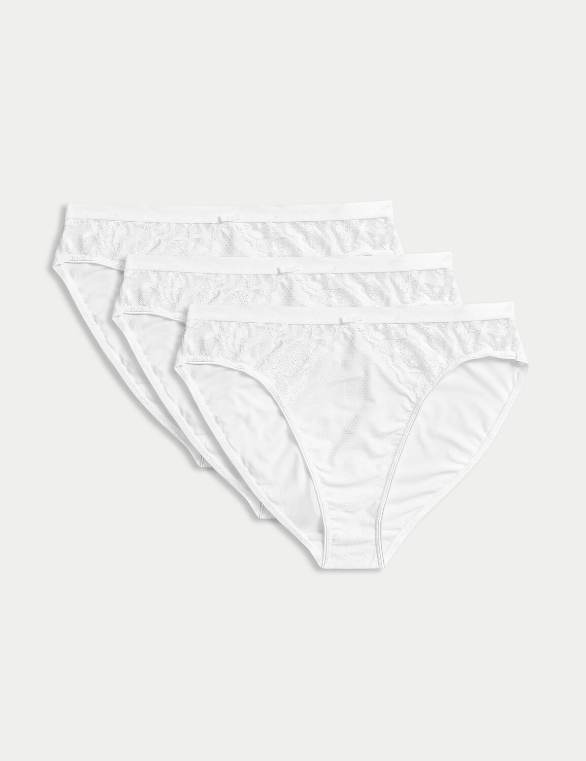 

3 шт. Высокие трусики Wildblooms Marks & Spencer, белый