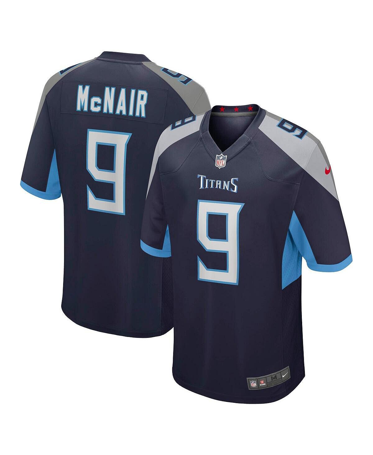 

Мужская футболка для пенсионера Steve McNair Navy Tennessee Titans Game Nike