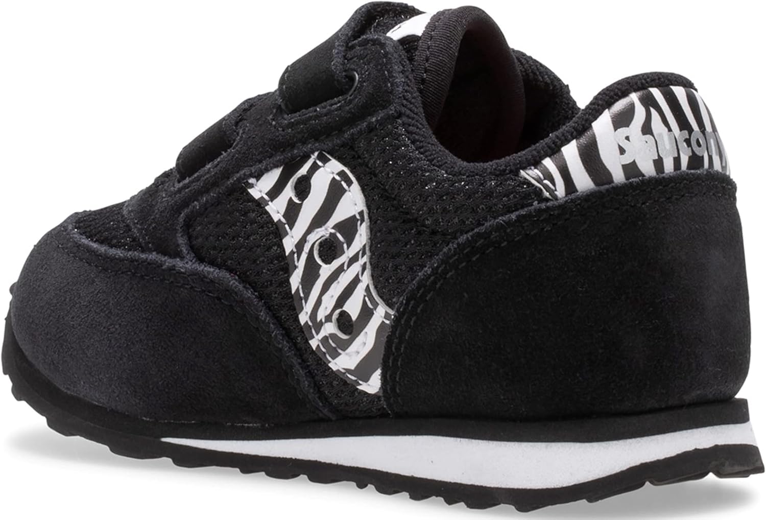 Детские кроссовки Saucony Baby Jazz на липучках, черный — фото 3