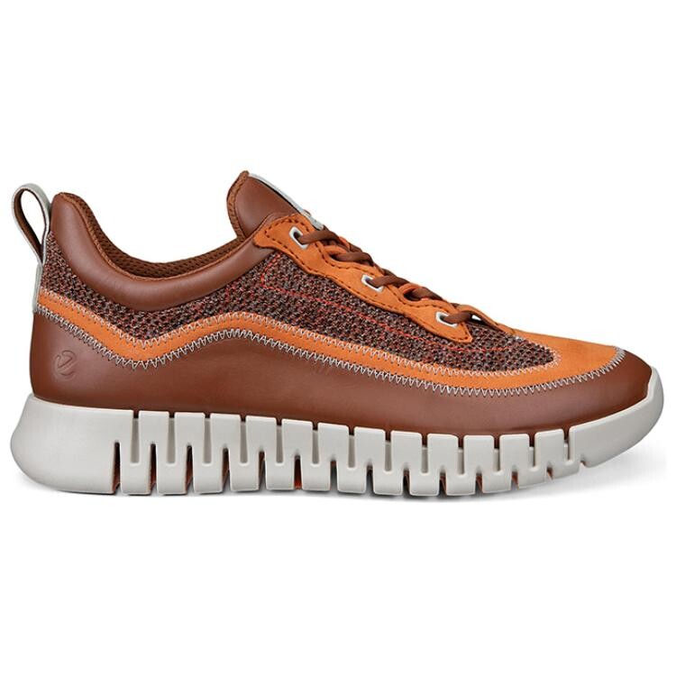Кроссовки ecco Lifestyle Shoes Men Low-top Orange-brown, коричневый — фото 2