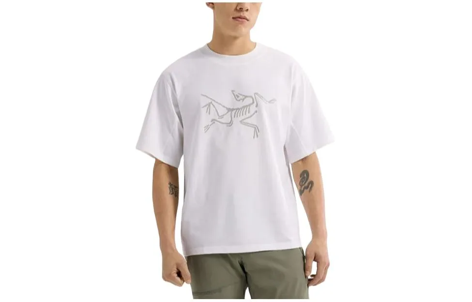 Футболка Envoy Arc'Word мужская с круглым вырезом, умеренно прямого кроя Arcteryx, Ivory White/White Light
