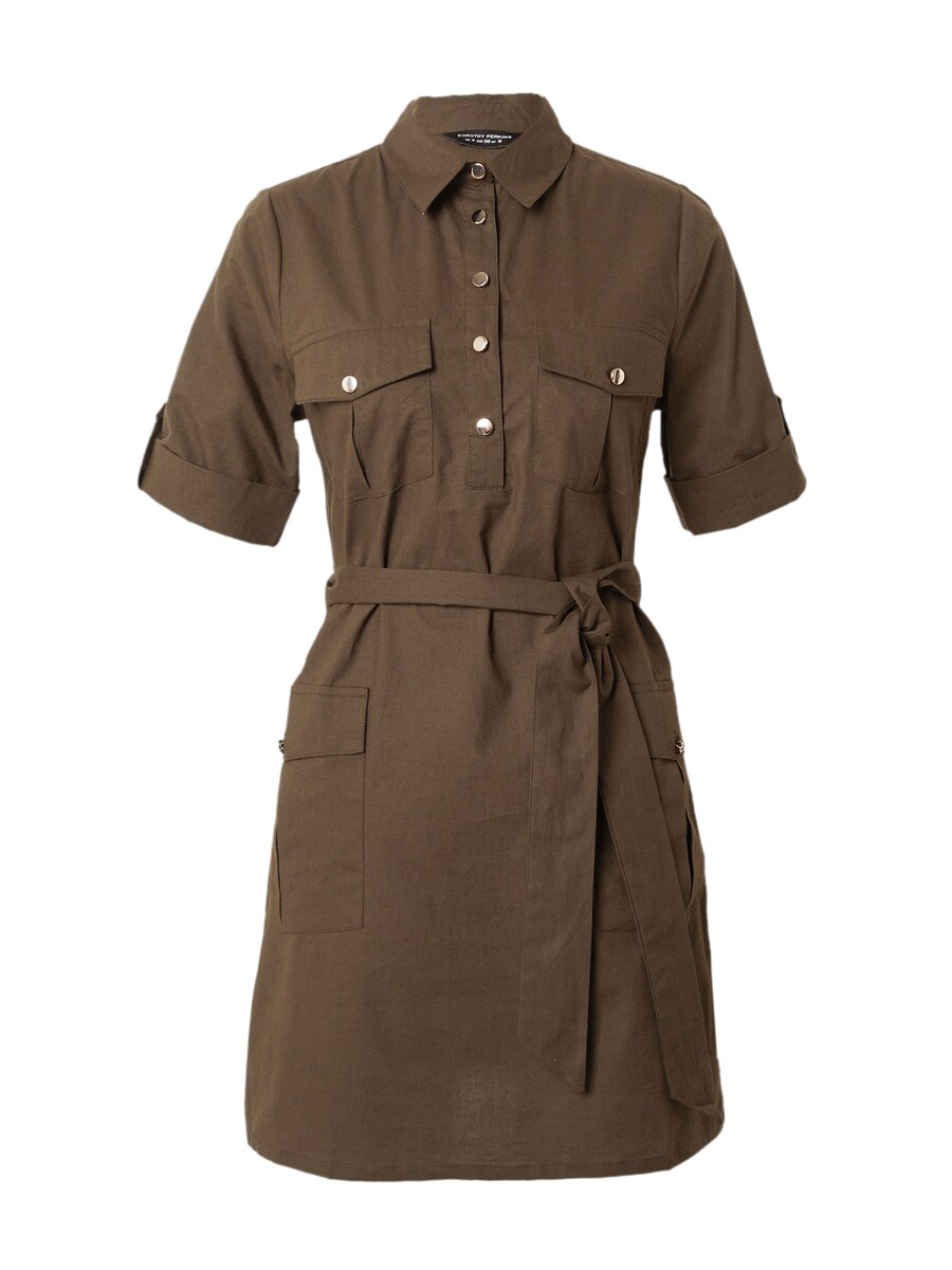 

Платье рубашка Dorothy Perkins Shirt Dress, оливковый