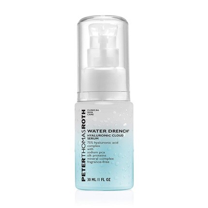 

Water Drench Hyaluronic Liquid Gel Облачная сыворотка, 1 жидкая унция, Peter Thomas Roth