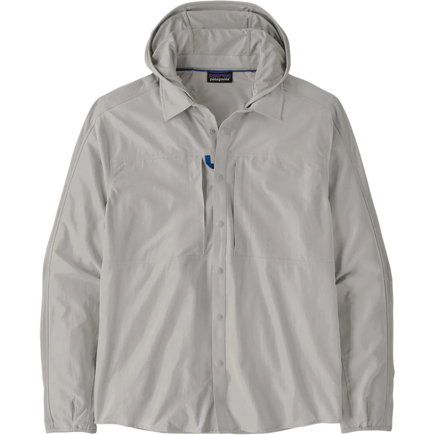 Куртка Patagonia River Rambler Hybrid Sun Jacket мужская, серо-бежевая
