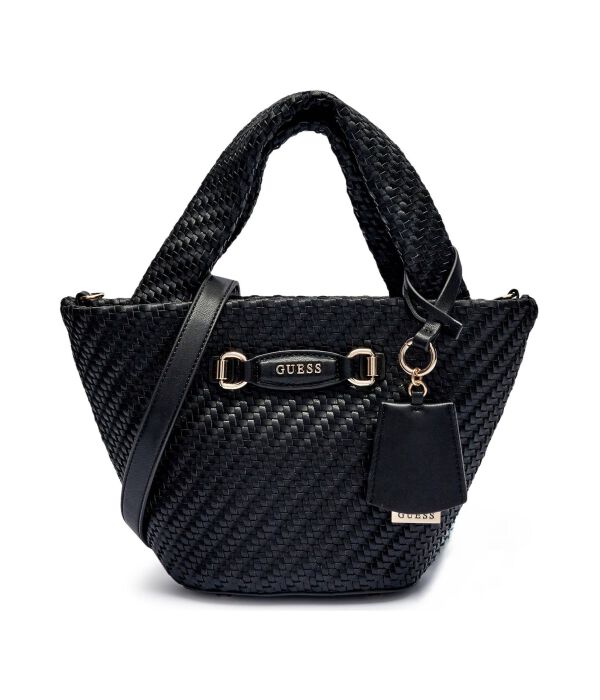 

Сумка женская Guess Френси плетеная, черный