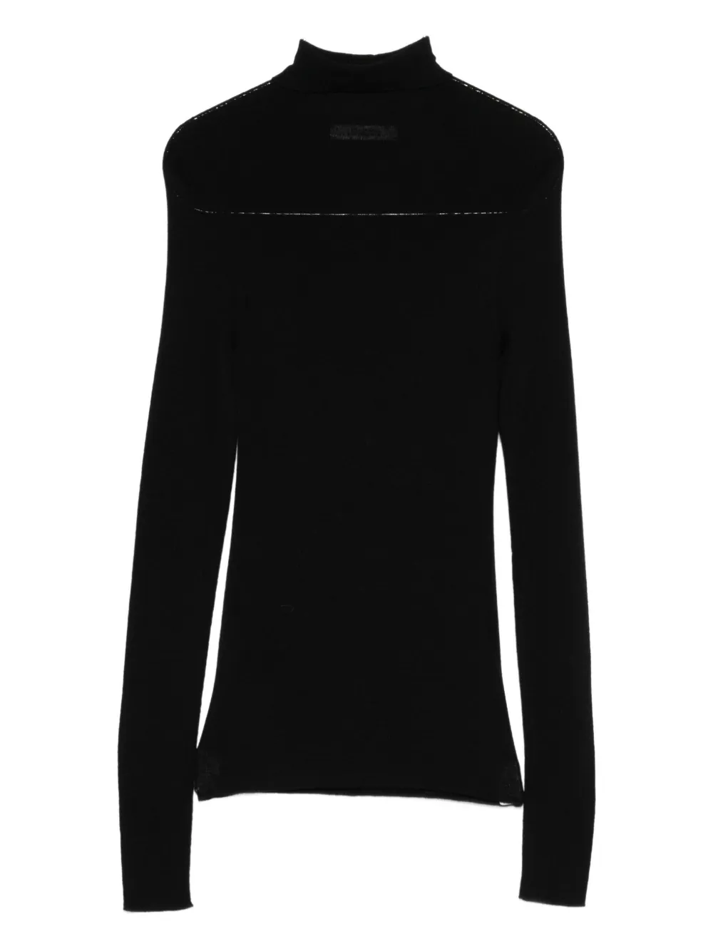 

Свитер с высоким воротом и длинными рукавами Dorothee Schumacher, черный