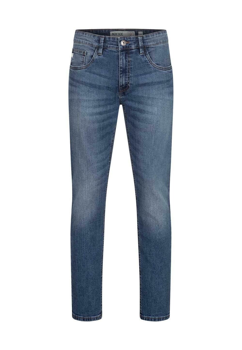 

Джинсы прямого кроя INDICODE JEANS, светло-голубой деним