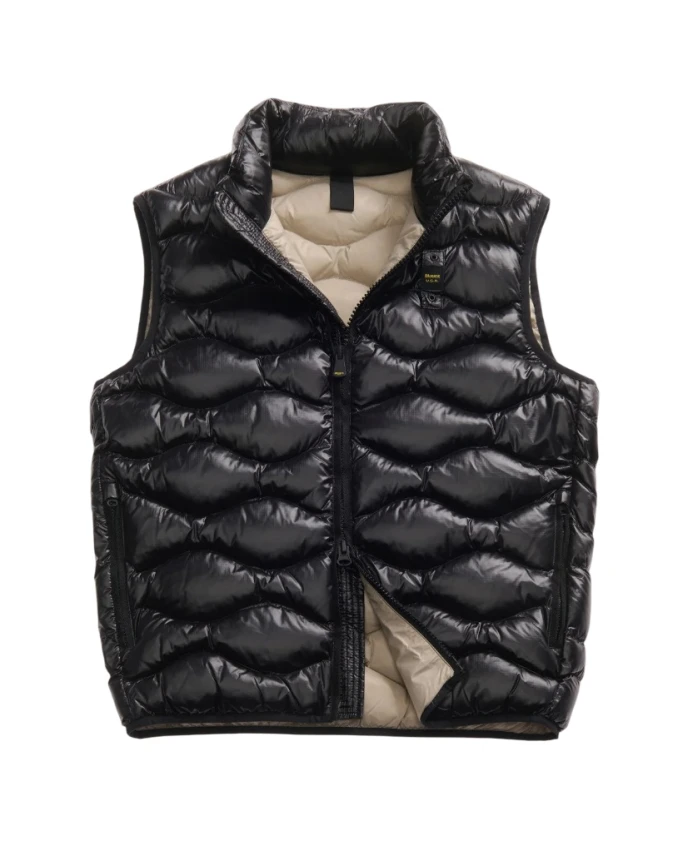 

Водоотталкивающая куртка в клетку, черная. Blauer, черный