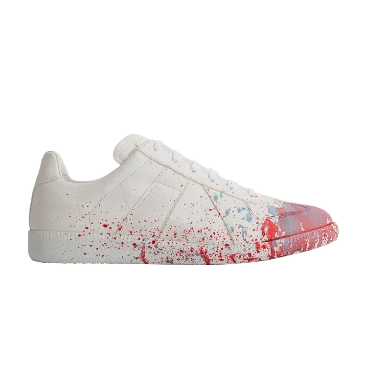 

Кроссовки Maison Margiela Replica 'Paint Splatter - White Red', белый