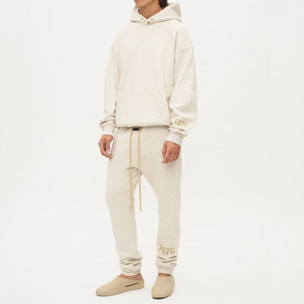 Толстовка fg hoodie 'vintage concrete white' Fear Of God, бежевый — фото 3