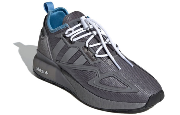 Кроссовки оригинал zx 2k boost Adidas, серый — фото 3