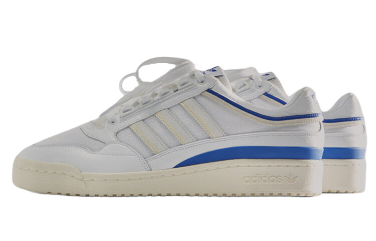 Мужские кроссовки для скейтбординга adidas originals, White and blue — фото 3
