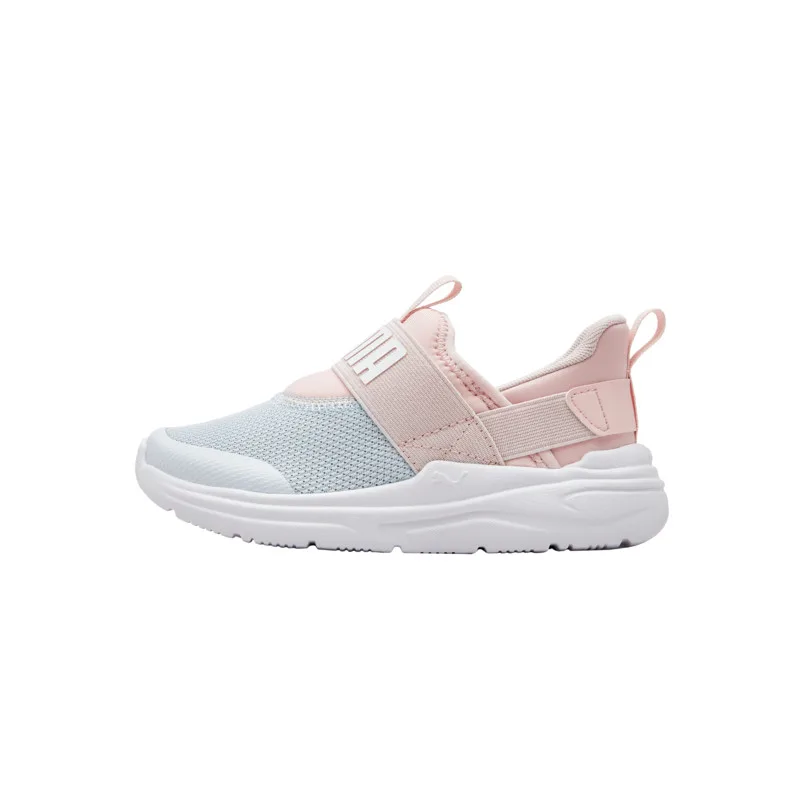 Тканевые низкие детские кроссовки для детей 3-7 лет PUMA, Ice Pink-Aqua Blue-Puma White