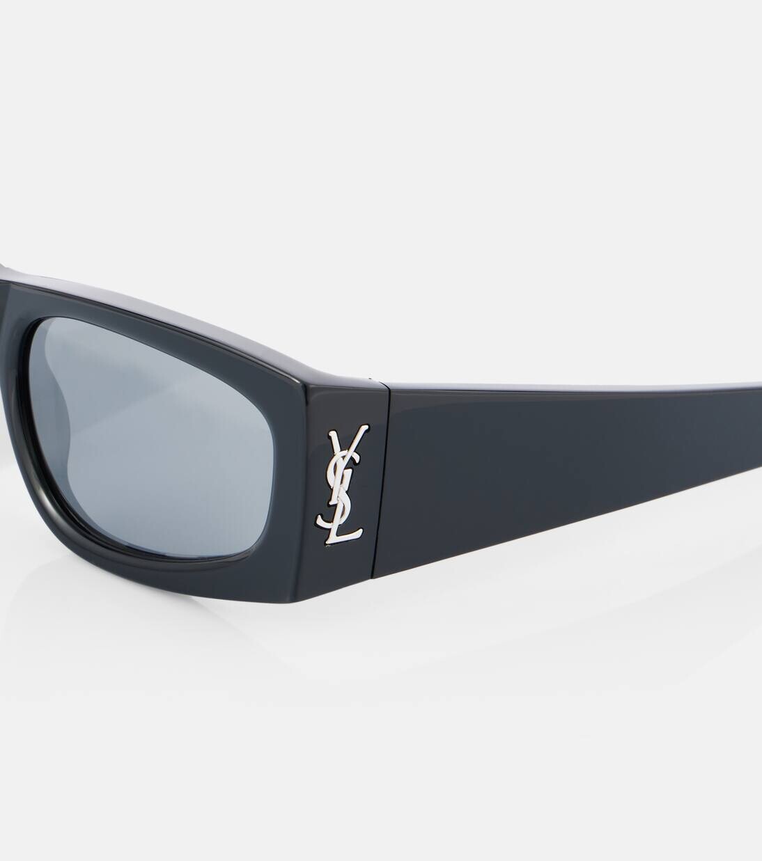Солнцезащитные очки Monogram большого размера Saint Laurent, цвет black-black-black — фото 2