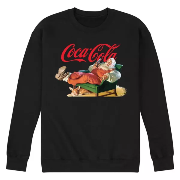 

Мужской свитшот Coca-Cola с Санта-Клаусом Licensed Character, черный